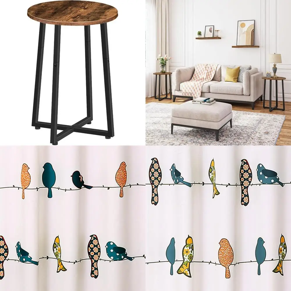 

Занавеска для душа с птицами rowley, 72 дюйма, л x 72 дюйма, многоцветный цветочный узор птицы - причудливая и игривая занавеска для душа с птицами - fa