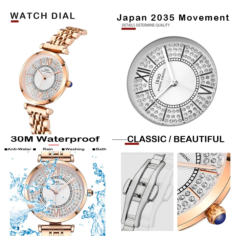 Elegant Novelty Watch Women Golden Steel Top Luxury Waterproof Fashion Hand Clock Girl  Original Brand Lady Wristwatch Silver