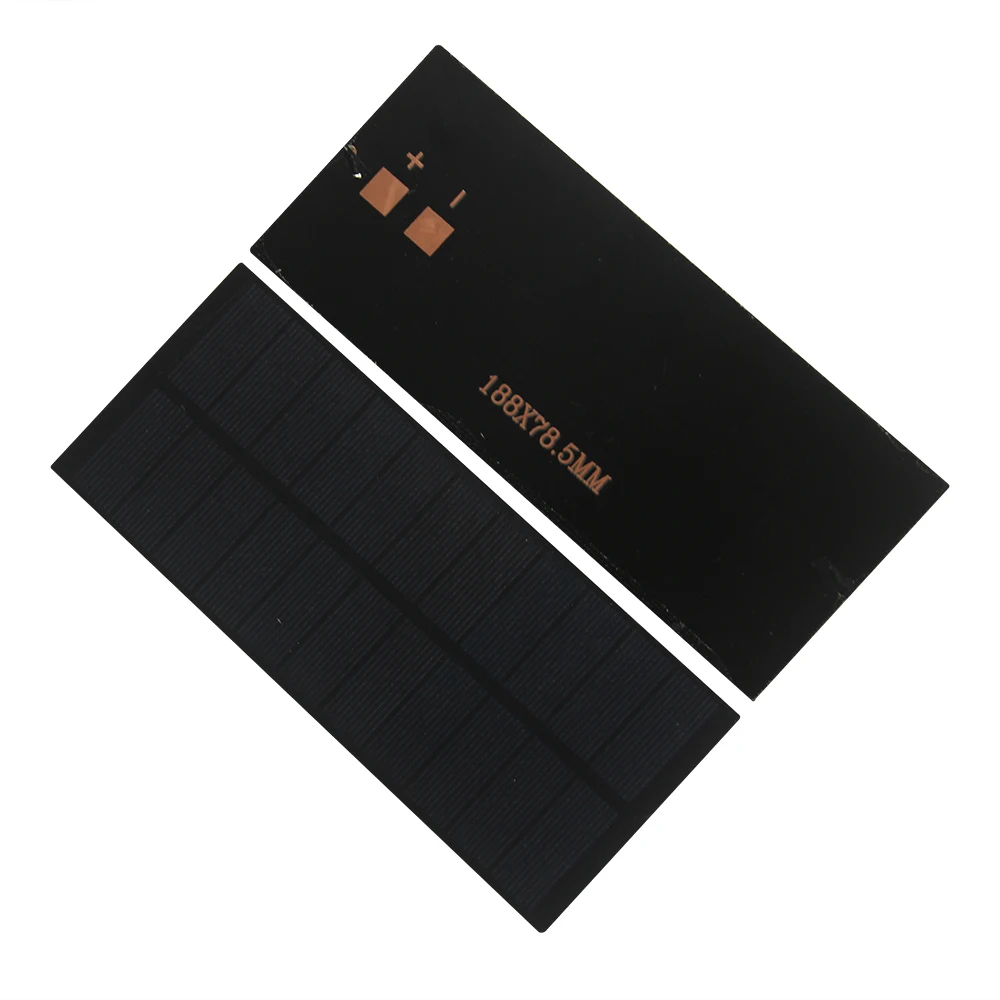 BUHESHUI-ألواح شمسية متعددة البلورات ، ألواح شمسية تصنعها بنفسك ، شاحن بطارية شمسية ، مجموعات تعليمية ، 5 وات ، 7.5 V ، * Cell * 1.2