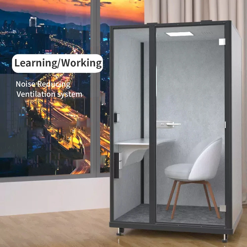 Soundproof rooms, telephone booths, office cabins, telephone booths  (for office buildings) - can be assembled and moved