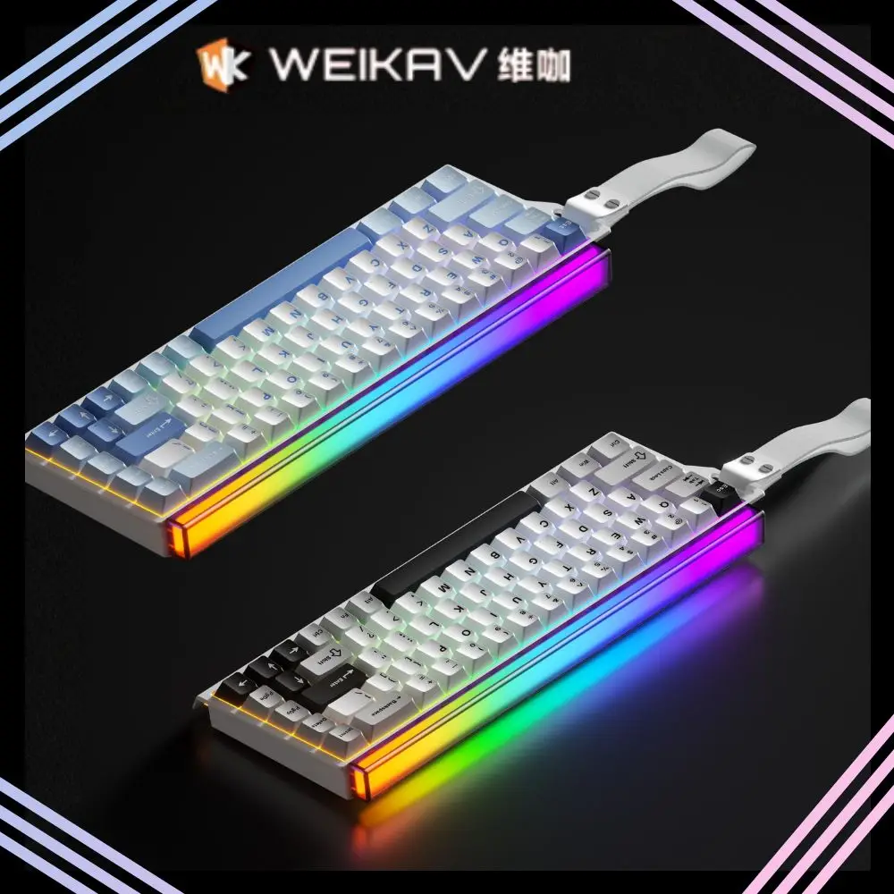 

Weikav Air68 Magnetic Keyboard Hot Swap Gasket 65 Percent 0.01RT Wired 8K Mechanical Gamed E-sports 0.125ms Low Delay Keyboard