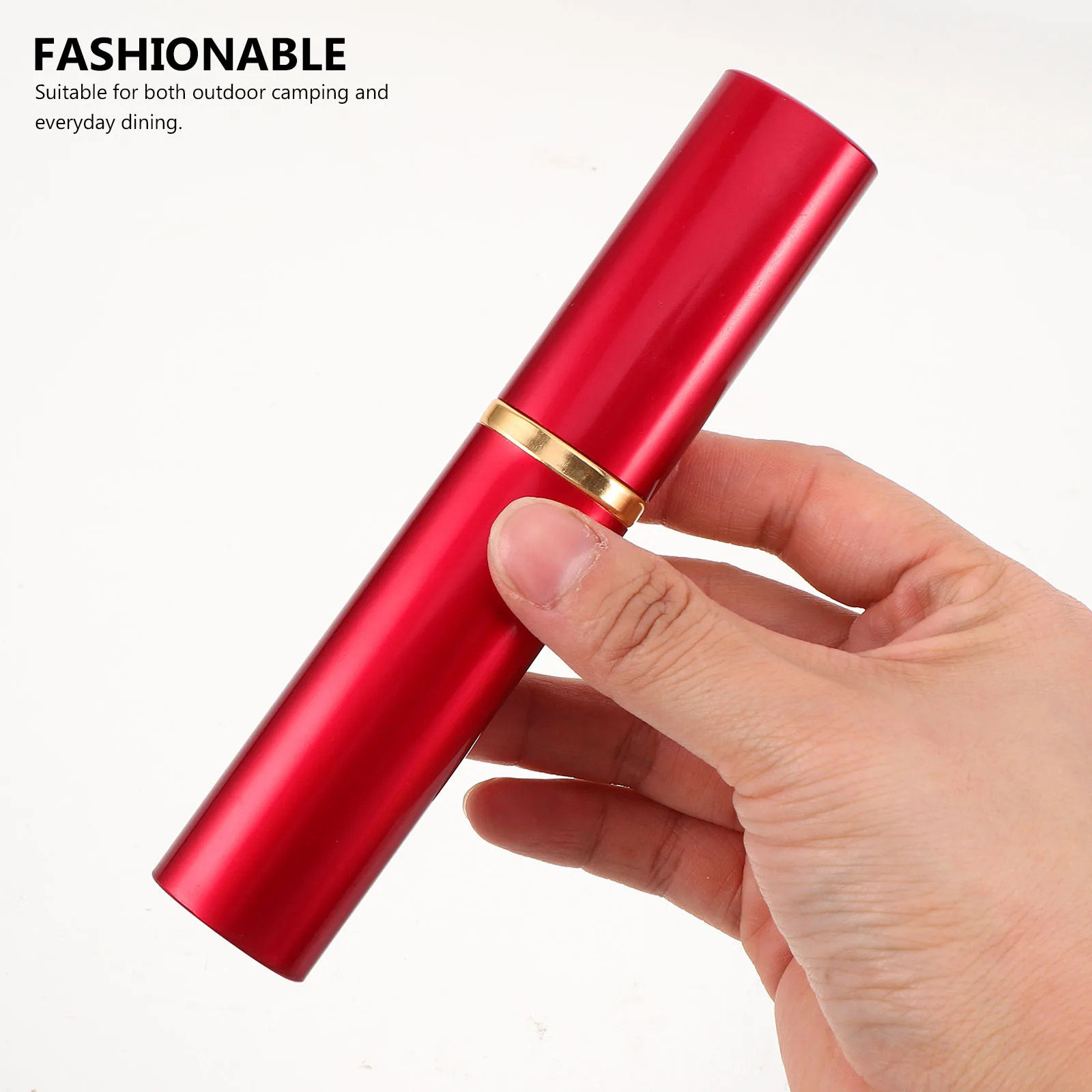 

Portable Chopsticks Extra Long Traditional Fold Chinese for Eating Aluminum Style