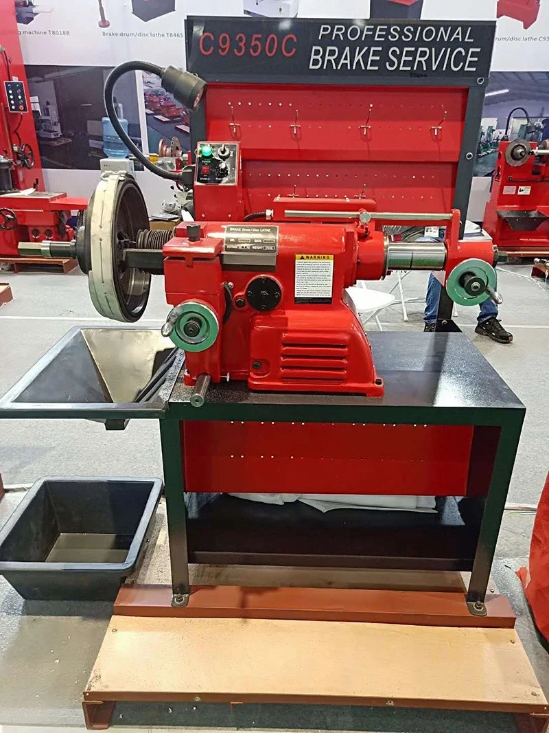 C9350C Automotive Brake Lathe Machine Disc Lathing Repair Service Disc Drum Brake Lathe Machine