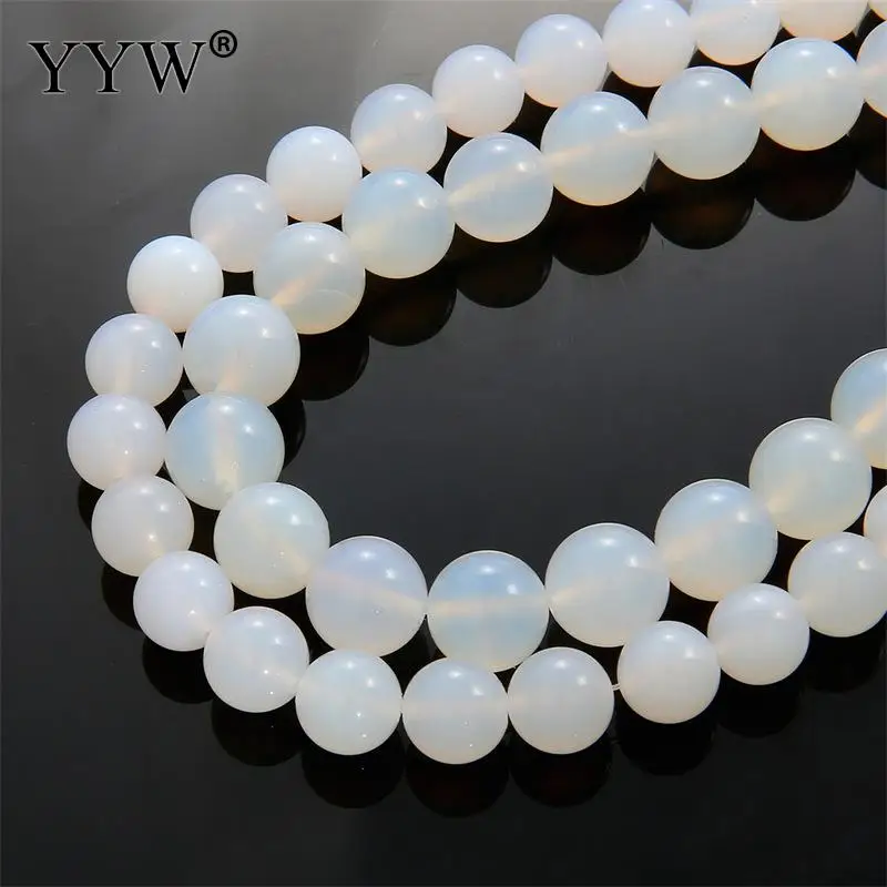 4/6/8/10/12mm Natural White Transparent Agate Stone Round Onyx Beads For Jewelry Making Diy Necklace Bracelet Accessories Gifts