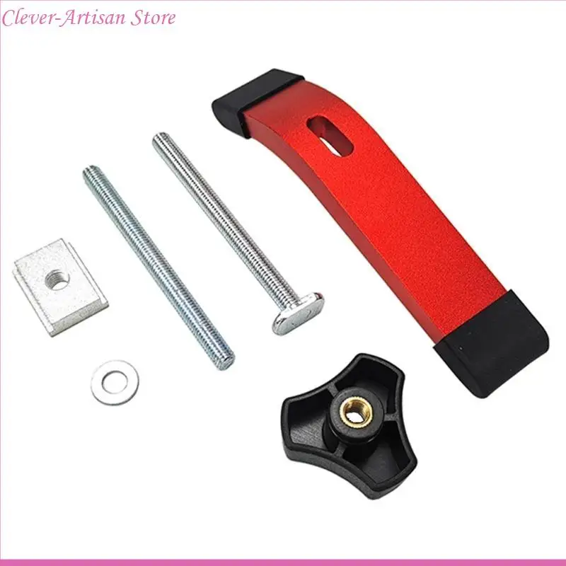 E06B T-tracks maintiendra pince en aluminium Clamp T-Type Slide Slot Stopper Tools