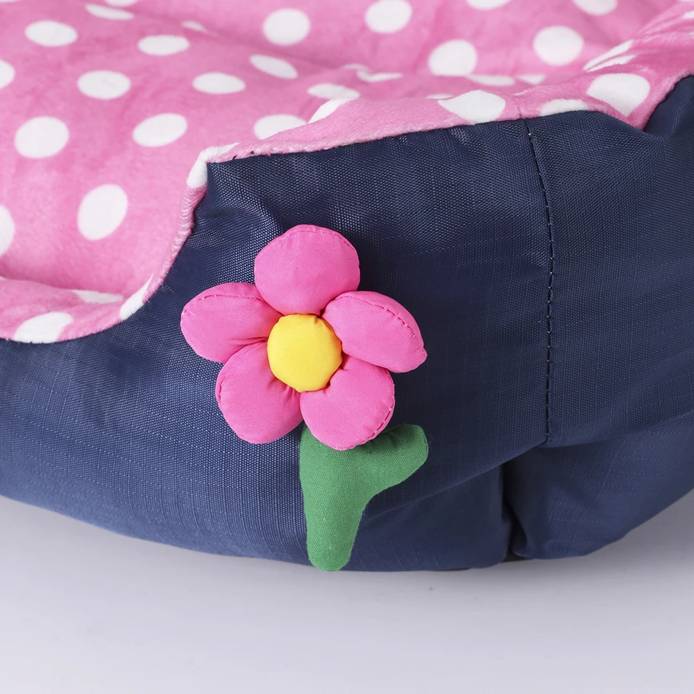 Cama sofá floral para perros pequeños, medianos, cachorros y gatos - imagen 3