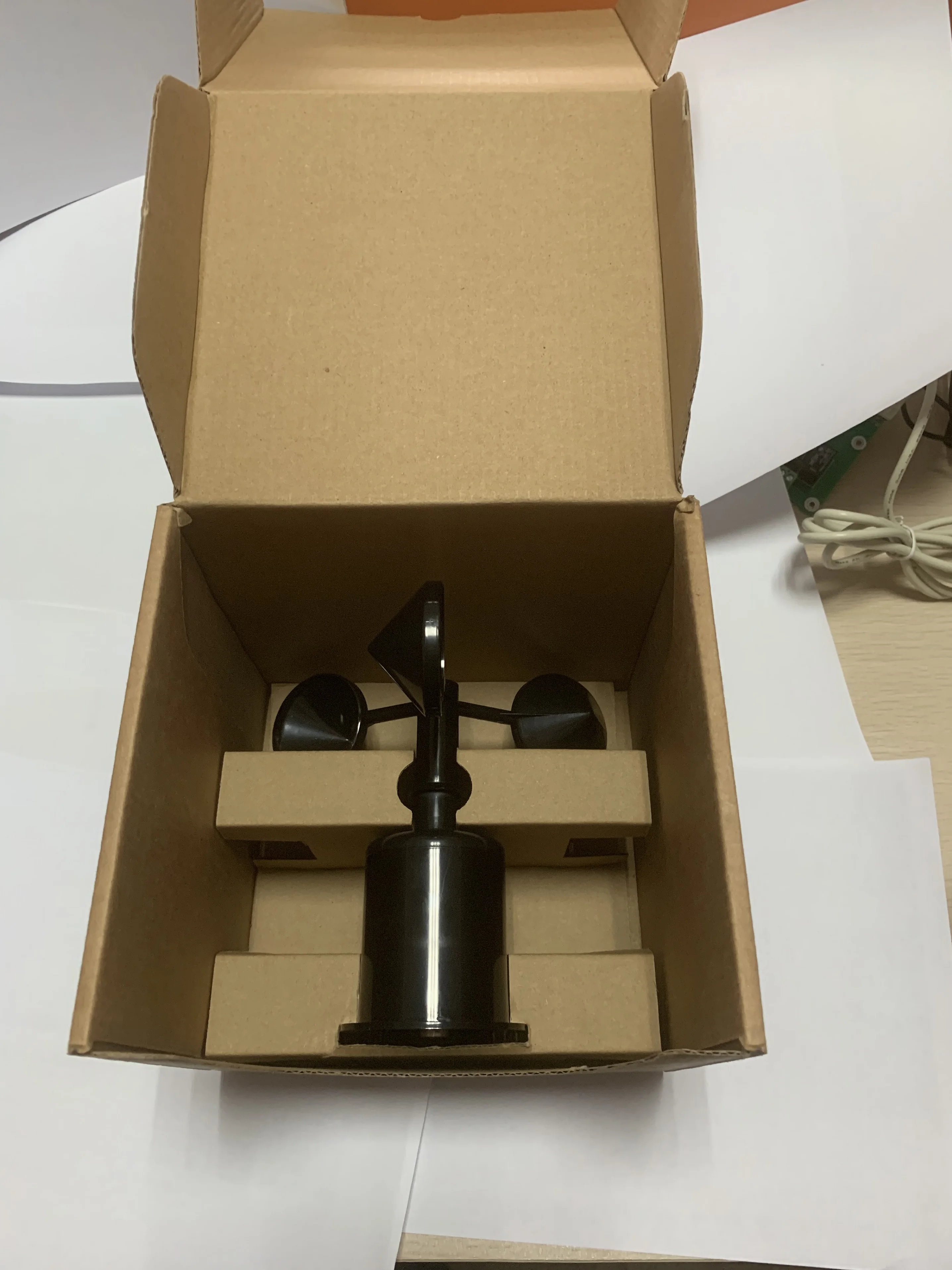 الجملة توربينات الرياح مقياس شدة الريح الرياح متر سرعة الاستشعار أداة #4