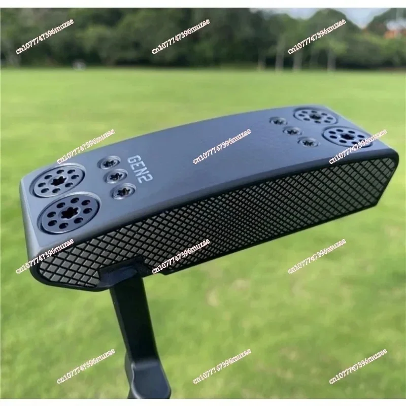 Putter recto ensanchado, palo de Golf, último, Gen2, negro