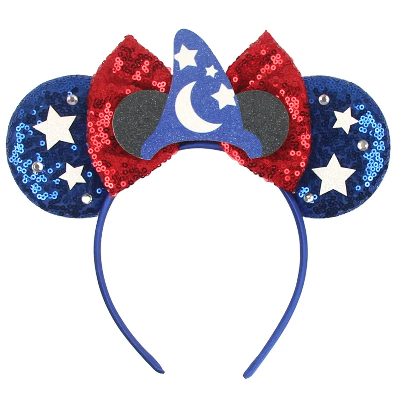 Mickey-Haarschmuck Schleifen-Haarband Freizeitpark-Feiertags-Haarband Haaraccessoire – Detail 15