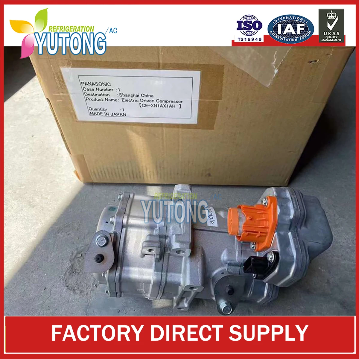 Electric Compressor for NISSAN D60 EV Hybrid 92600-2GR0A 92600-2GR1A YEP0FX1D853