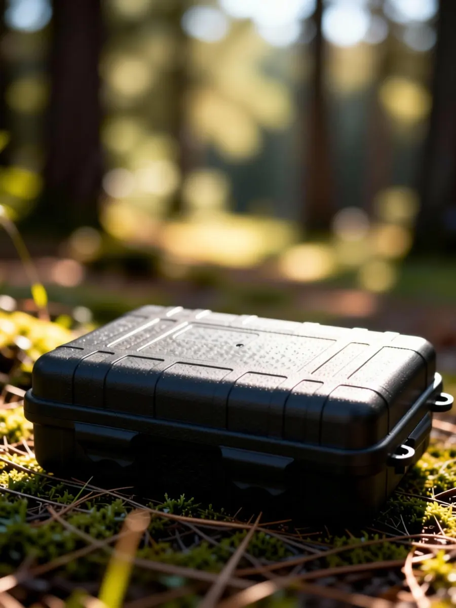 2Pcs Survival Storage Box Wear-Resistant Shockproof Outdoor Tool Organizer Portable Multi-Function Field Survival Case