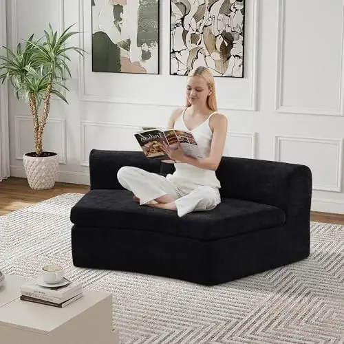 Living Room Cruved Modular Sofa Chair, 67