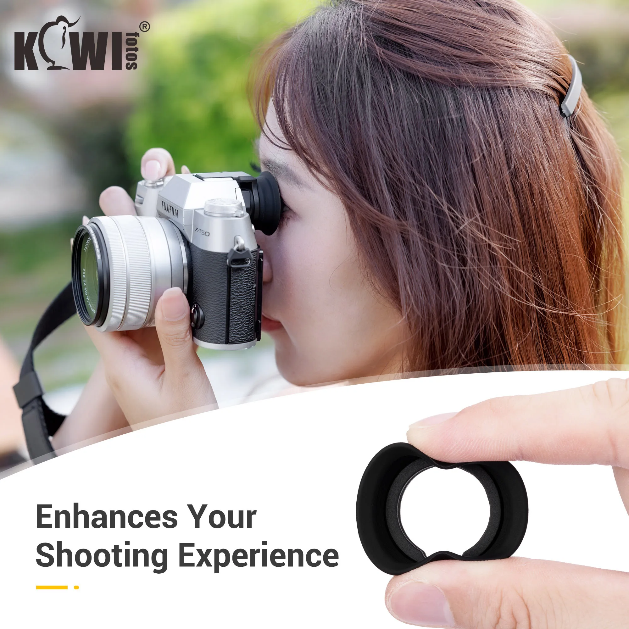 Soft Silicon X-T50 Eyecup Eyepiece Extended Eye Cup Viewfinder for Fujifilm XT50 X-T50 Camera Eyecup Eyeshade Protector