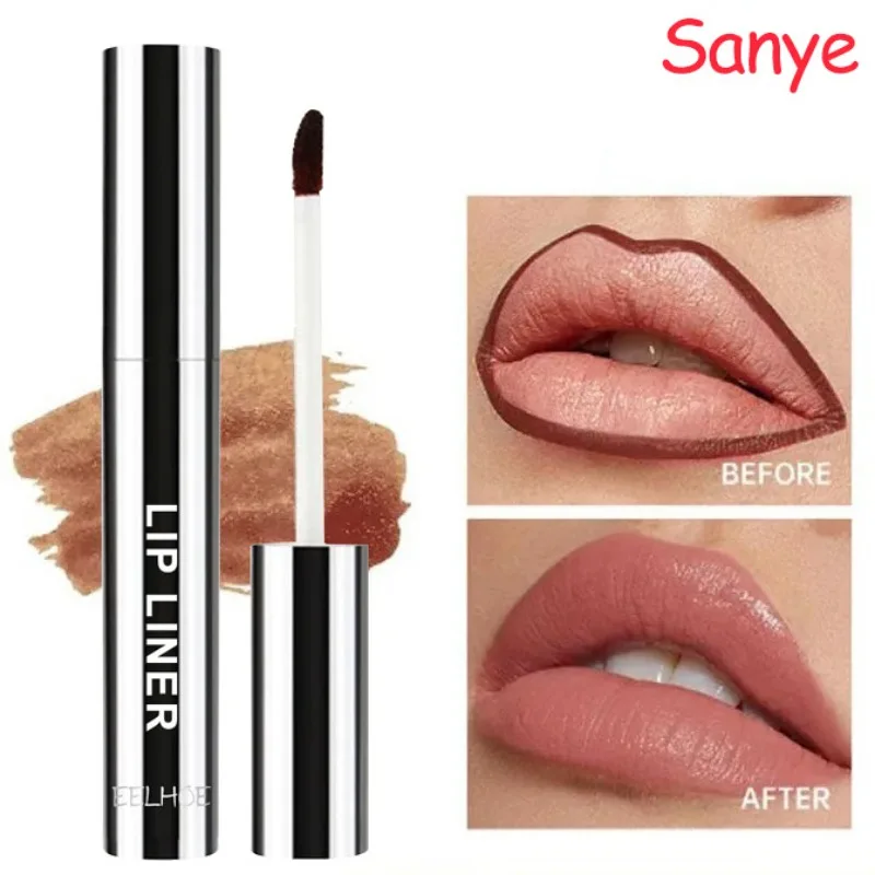 

Matte Lipstick Pen Nude Pink Matte Solid Lip Gloss Waterproof Long Lasting Lipstick Pencil Peel Off Lip Liner Pen Lip Makeup