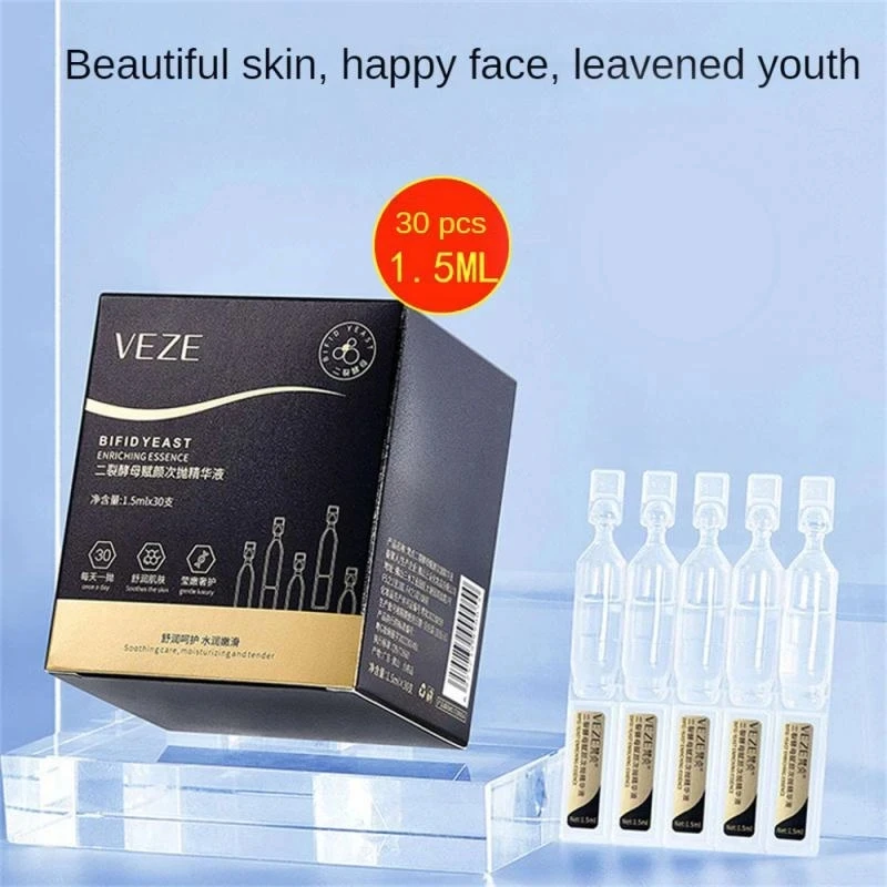 

30Pcs Bifid Yeast Face Serum Anti Aging Secondary Throw Moisturizing Essence Shrink Pore Brighten Beauty Skin Care Products