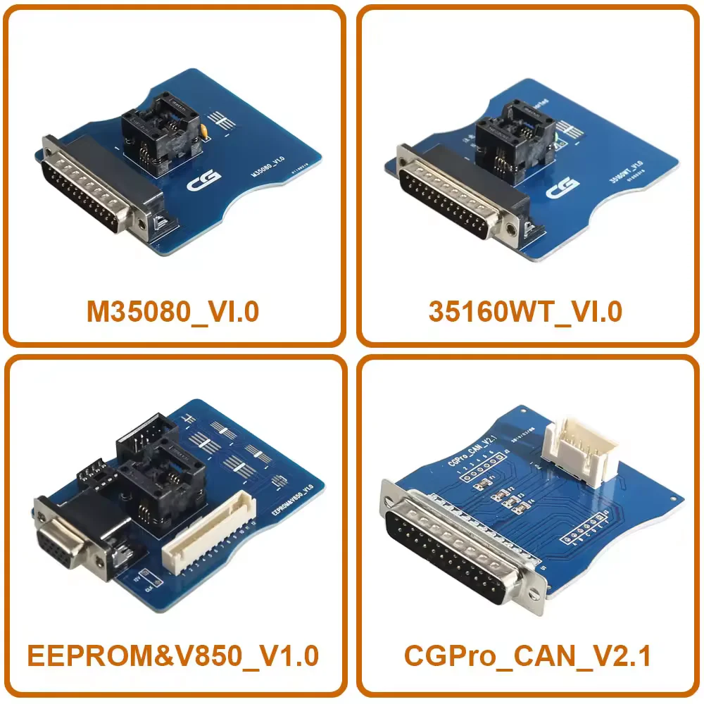 Picture 6: For CG Pro 9S12 Programmer Full Version Including All Adapters Cgdi the of CG100 EEprom Key Auto Car ECU Programming Tool