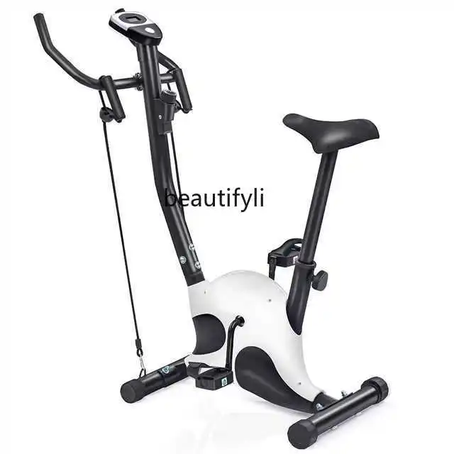 

Exercise bike resistance adjustment method webbing, steel bearings have good smoothness, strong frame, entry-level