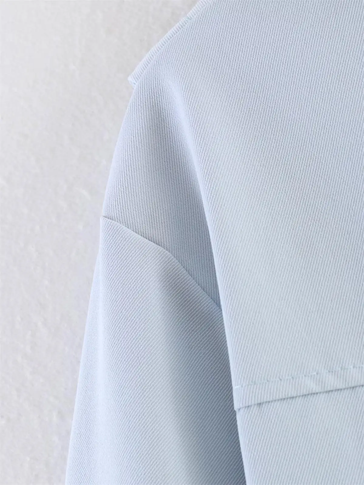 TFMLN Damen Hochkragen-Jacke mit Kordelzug, Langarm-Crop-Mantel, Frühjahr 2026, Lässige Oberbekleidung, Vielseitiger Minimalistischer Damenmantel – Detail 12