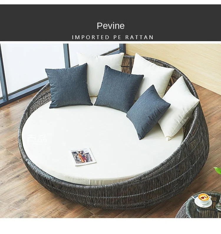 الحديثة في الهواء الطلق الروطان كرسي طاولة القهوة كرسي مزيج الألومنيوم الإطار وسائد للاستخدام الفندق فناء شرفة الترفيه