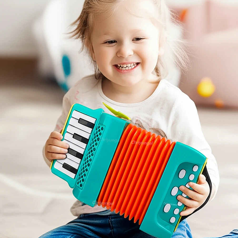 Accordion Toy for Toddlers Musical Instrument Educational Toys Children's Music Interest Development Gifts for Kids Boys Girls