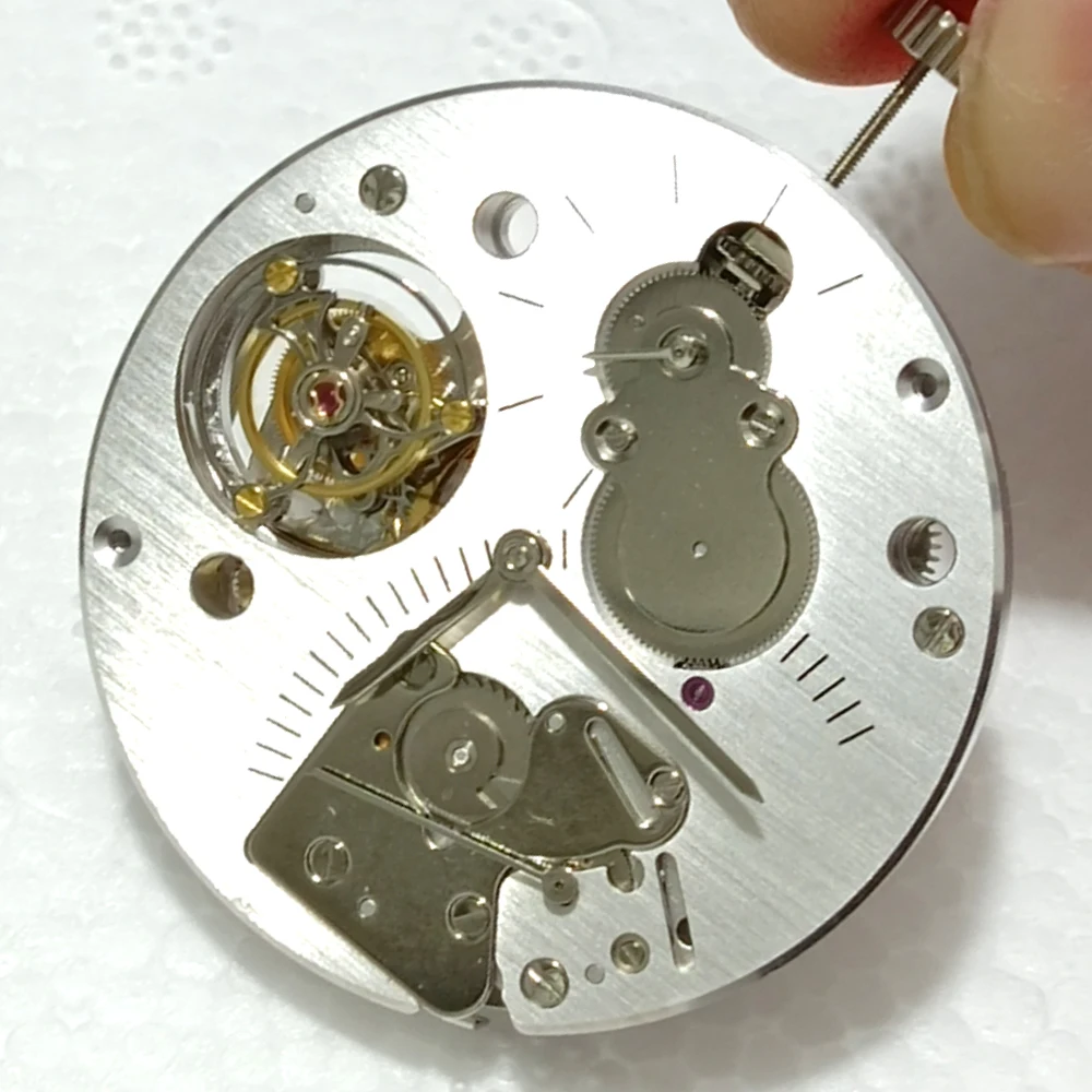 Dandong SL5522 Movement Power Reserve Date by Fly Back 33 Jewels Frequency 21600 72 Hours