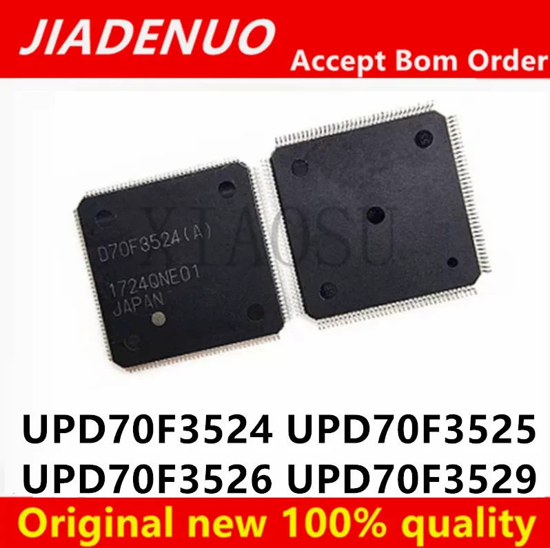 (1piece)100% New D70F3524  UPD70F3524 UPD70F3525 D70F3525 UPD70F3526 D70F3526 UPD70F3529 D70F3529 QFP-144