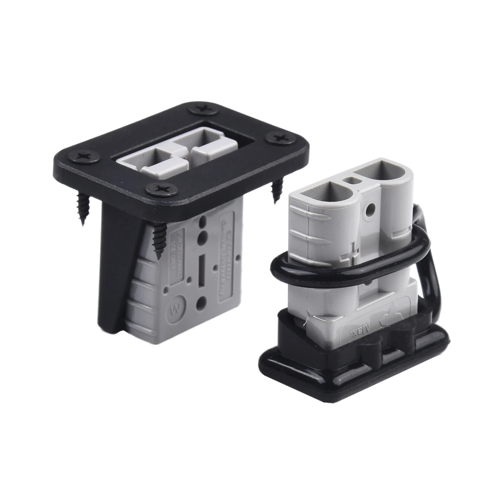 50A Battery Quick Connect Terminal Kit with Mounting Bracket Compatible with 4-12 mm2 Cables for Boat Winch Trolling Motor