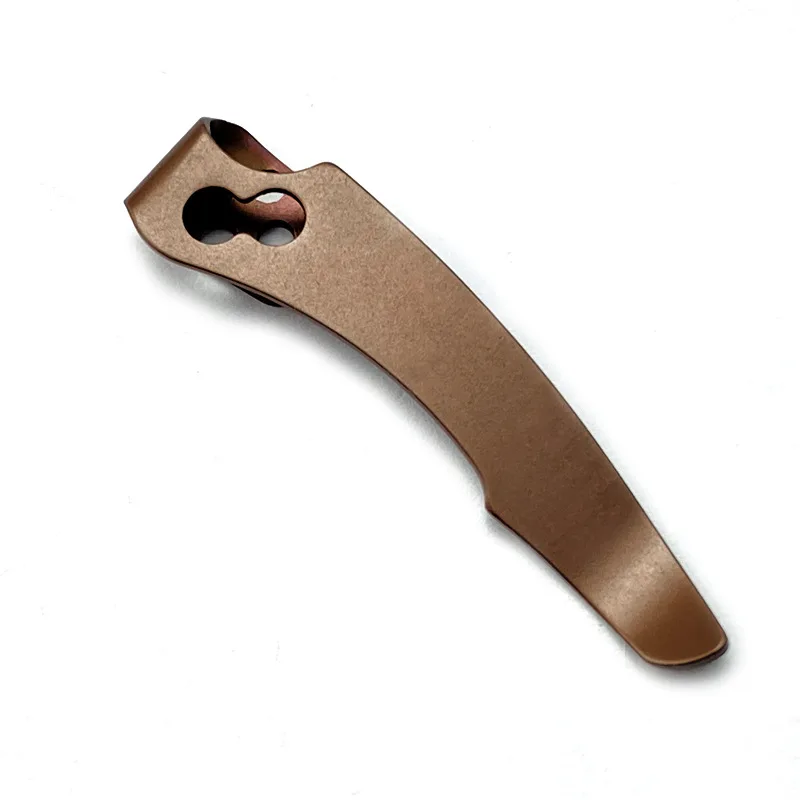 1piece Titanium Alloy Folding Knife Pocke Clip Waist Clip Deep Carry Back Clip for Cld Steel Recn 1 Knives Parts & Accessories