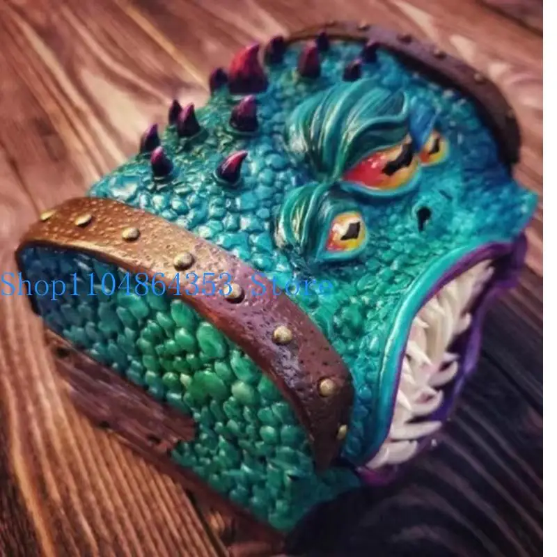 

Mimic Chest DND RPG Dices Box Polyhedral Dices D&D Roleplaying Home Decorations Tabletop Gaming Jewelry Box Ornaments