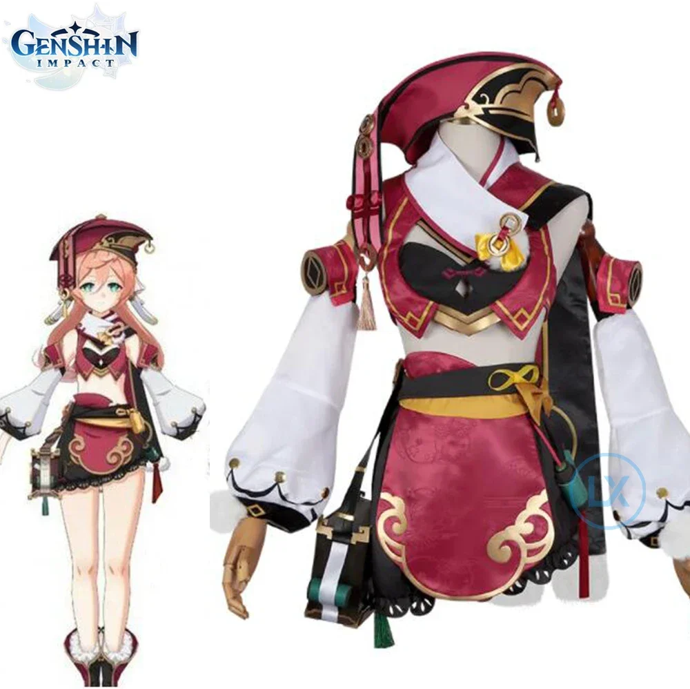 

Game Genshin Impact Cosplay Costume Feiyan Cosplay Dress Anime Yan Fei Halloween Costume Carnival Uniforms For Women Girls Party