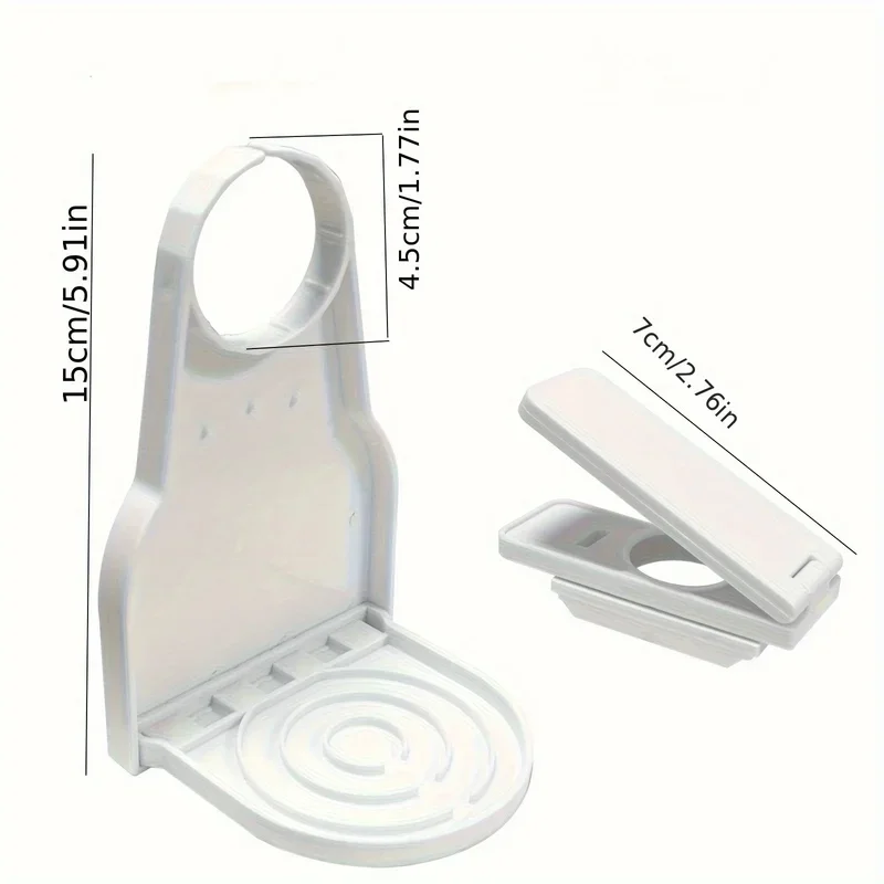 Laundry Detergent Cup Holder, Space Saving Spill-Free Dispenser, Push Pause Spray Nozzle Design, Laundry Room Supply