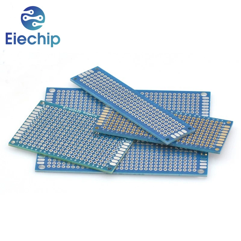 20pcs PCB Board Double Side Prototype Printed Circuit Board For Arduino 5x7 4x6 3x7 2x8 Double Sided Pcb Diy Electronic Kit