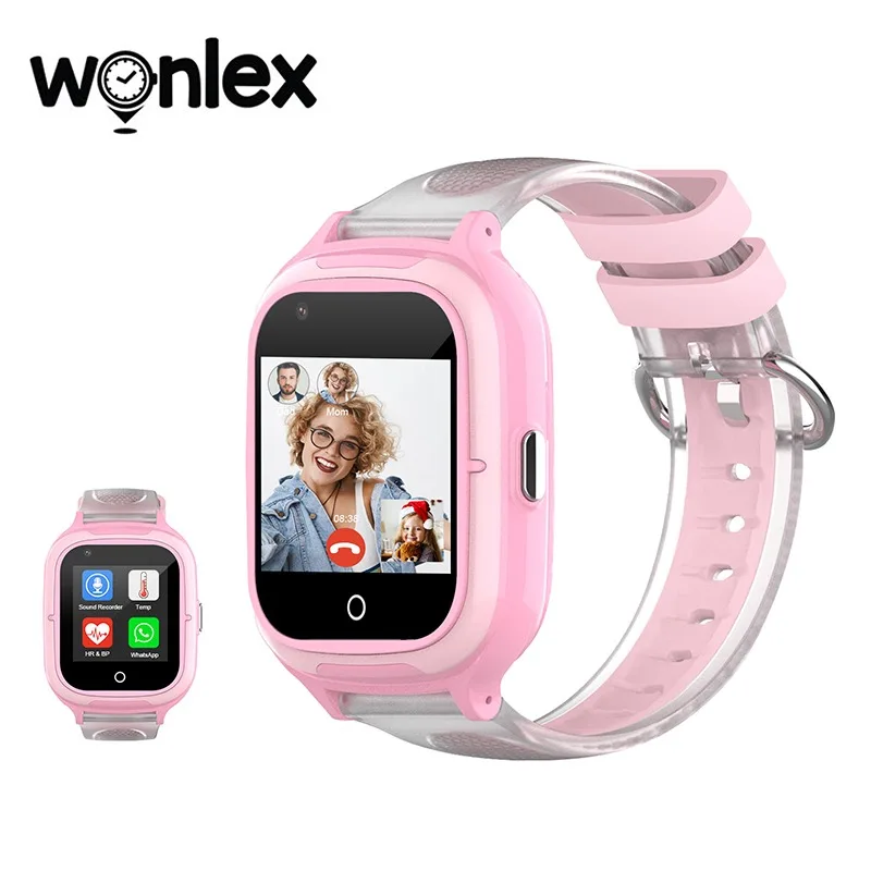 Wonlex KT23T Smart Watch Children 4G SOS Video Call Thermometer Heart Rate Monitor  Kids Smartwatch GPS Tracker Watch for Kids