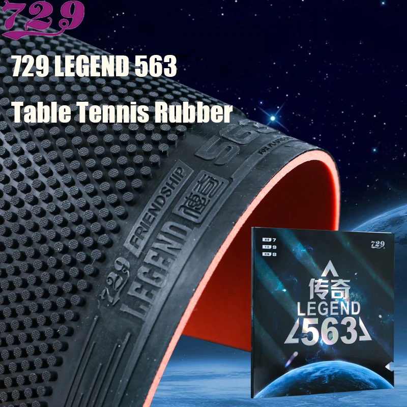 729 Friendship Legend-563 Professional Table Tennis Rubber Pimples-out Ping Pong Rubber Fast Speed Ping Pong Rubber