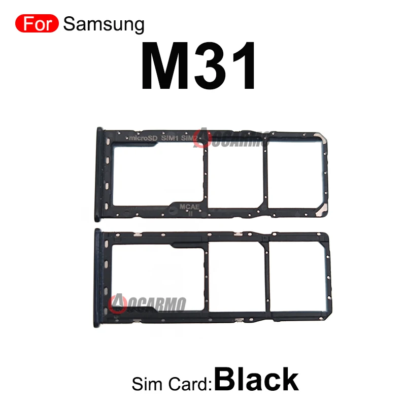 Sim Card For Samsung Galaxy M31 SM-M305F M30S Sim Tray MicroSD Holder Nano Slot Replacement Part