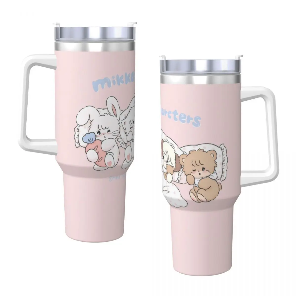 Stainless Steel Tumbler Mikko Thermal Mug Insulated Cold and Hot Mugs Cup Travel Graphic Water Bottle