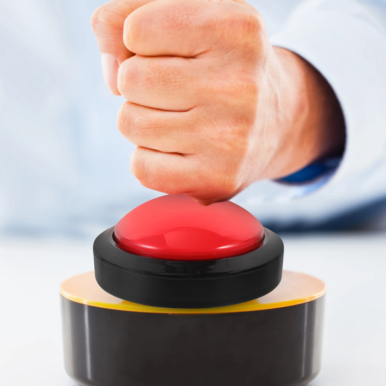 

Responder Round Button Party Tools Supplies Game Shown Electronic Squeeze Buzzers