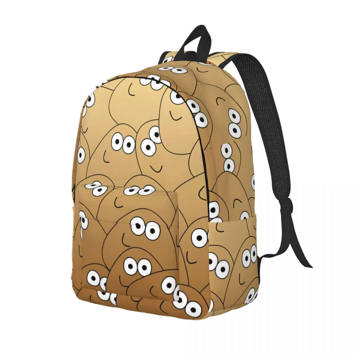 My Pet Alien Pou Backpack for Boy Girl Kids Student School Bookbag Cute Cartoon Daypack Preschool Primary Bag Sports