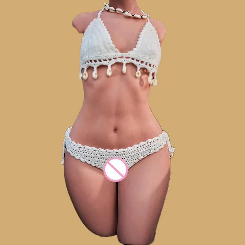 SMVP - Adult Male Masturbation Sex Doll, 13.7KG Silicone Body Real Doll, Artificial Vaginal Anal Delicate Skin Adult Toy 18+XXX