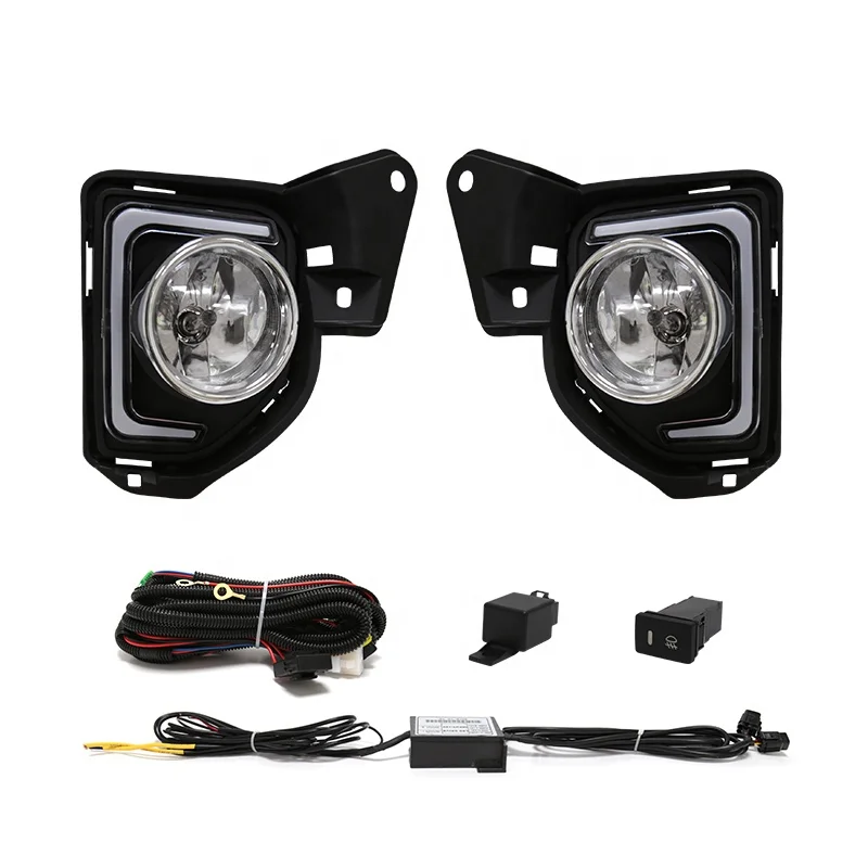 

DRL Car Fog Lamp LED Daytime Running Light Front Bumper Car Auto Driving Lamp Fog Light for Toyota Hiace