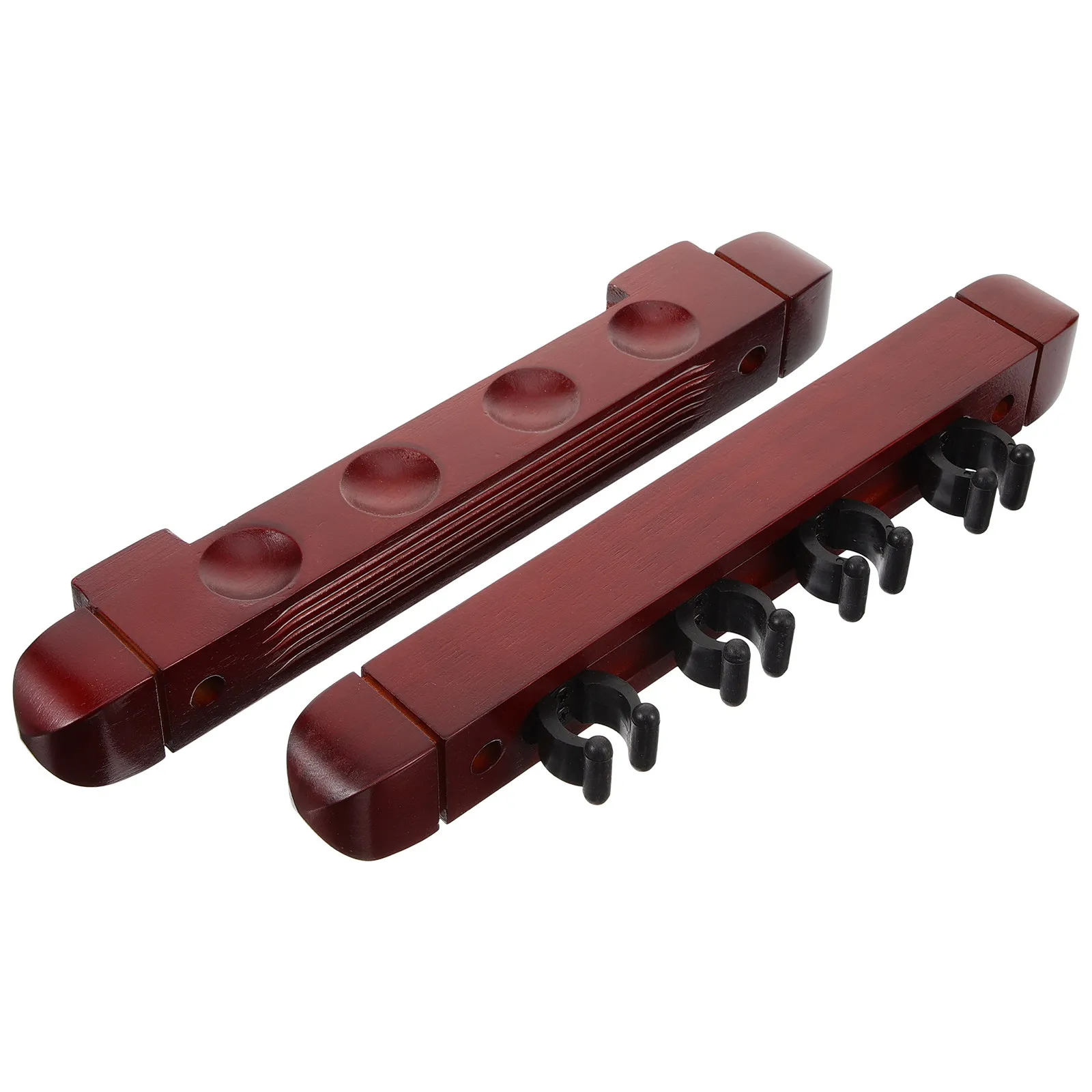 

1Set Premium Wood Wall Cue Rack for Pool Stick Holder Billiard Cue Display Storage Multi-Function Pole Organizer Decorative