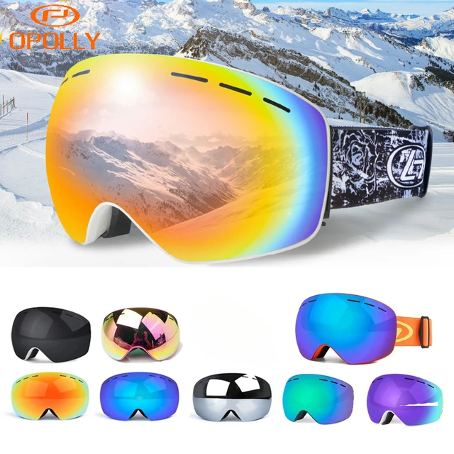 Snowboard Goggles Double Lens Snowboard Goggles Glasses Ski Goggles Double Lens Skiing Eyewear Aliexpress