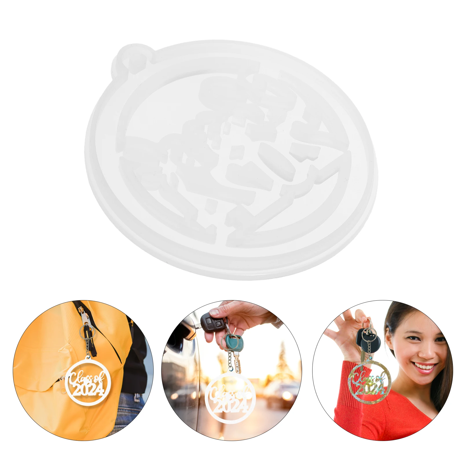 

Silicone Mold Molds for Crafts Pendant Keychain Epoxy Mould Kit Making Supplies Jewelry Resin