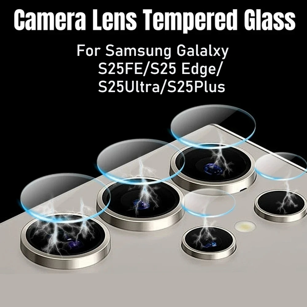 Ultra HD Camera Lens Protector Cover Flim For Samsung S25 FE Edge S24 S23 Ultra Plus Anti-scratch Definit Glass Lens Protect Cap