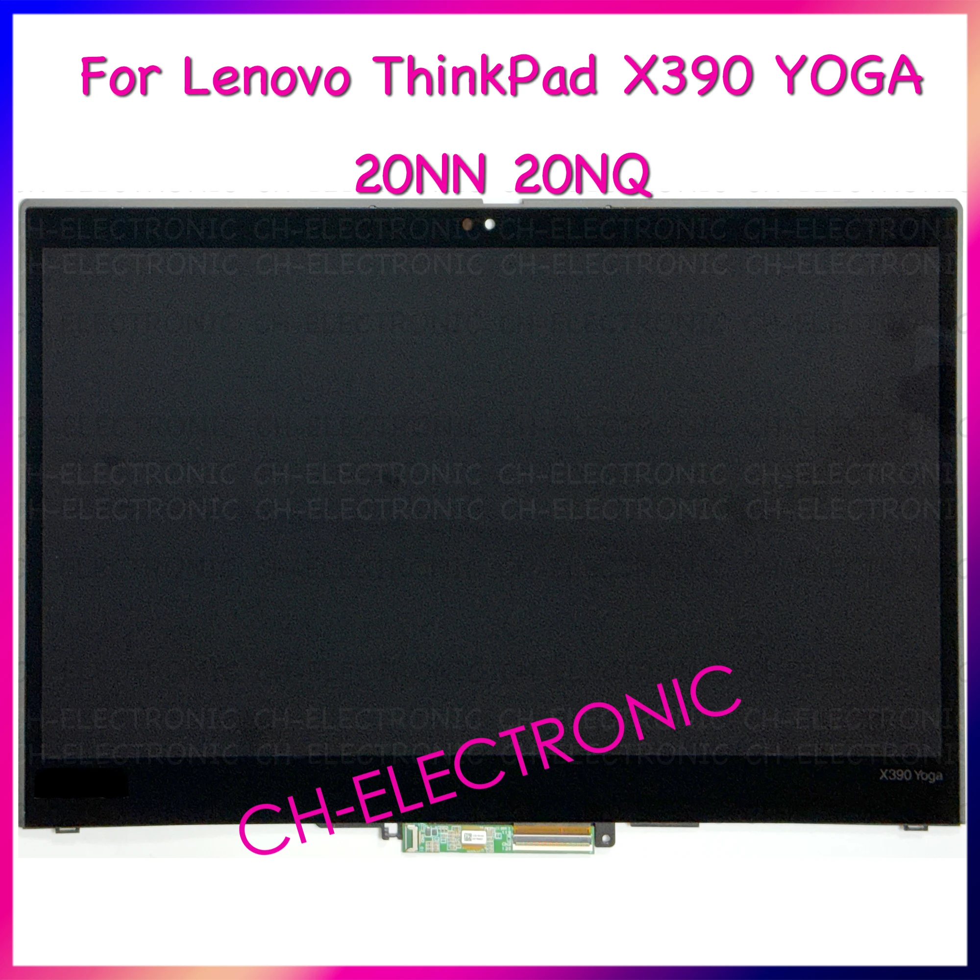 

13.3'' For Lenovo Thinkpad X390 Yoga LCD Display Touch Screen Laptop 02HM861 02HM857 Replacement Assembly P/N SD10R54651