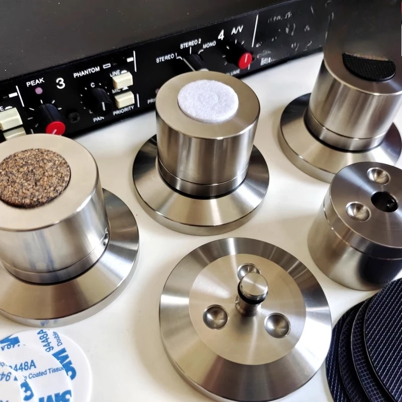304 Stainless Steel Amplifier Audio Anti-Vibration Feet Pads Tube Amplifier Decoder Shock Absorber Pads