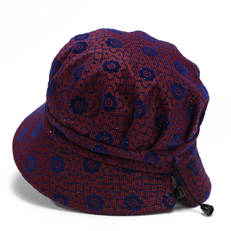 Sun Hat Middle-aged And Elderly People's Hats Female Summer Mother Bucket Hat Thin Hat For The Elderly Grandma Female Cloth Cap