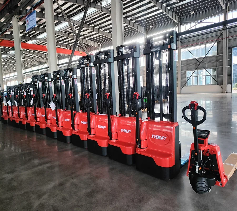 Cheap Price Electric Walkie Stacker 1.2t 1.5t 12J 15J Mini Pallet  3、 3.5m 4m New Lifter For Sale