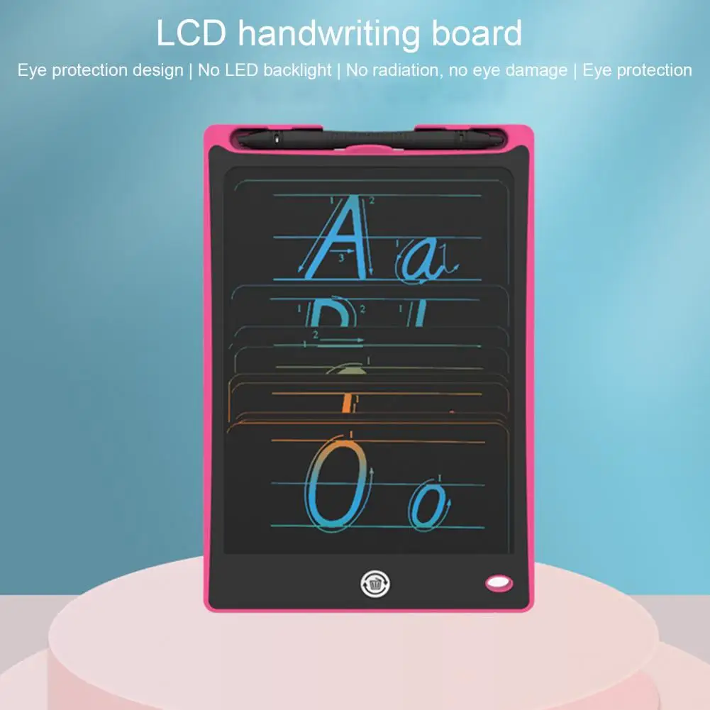 Shockproof Writing Tablet Smooth Writing Drawing Board One-key Delete Battery Operated Graphic Drawing Board  Drawing