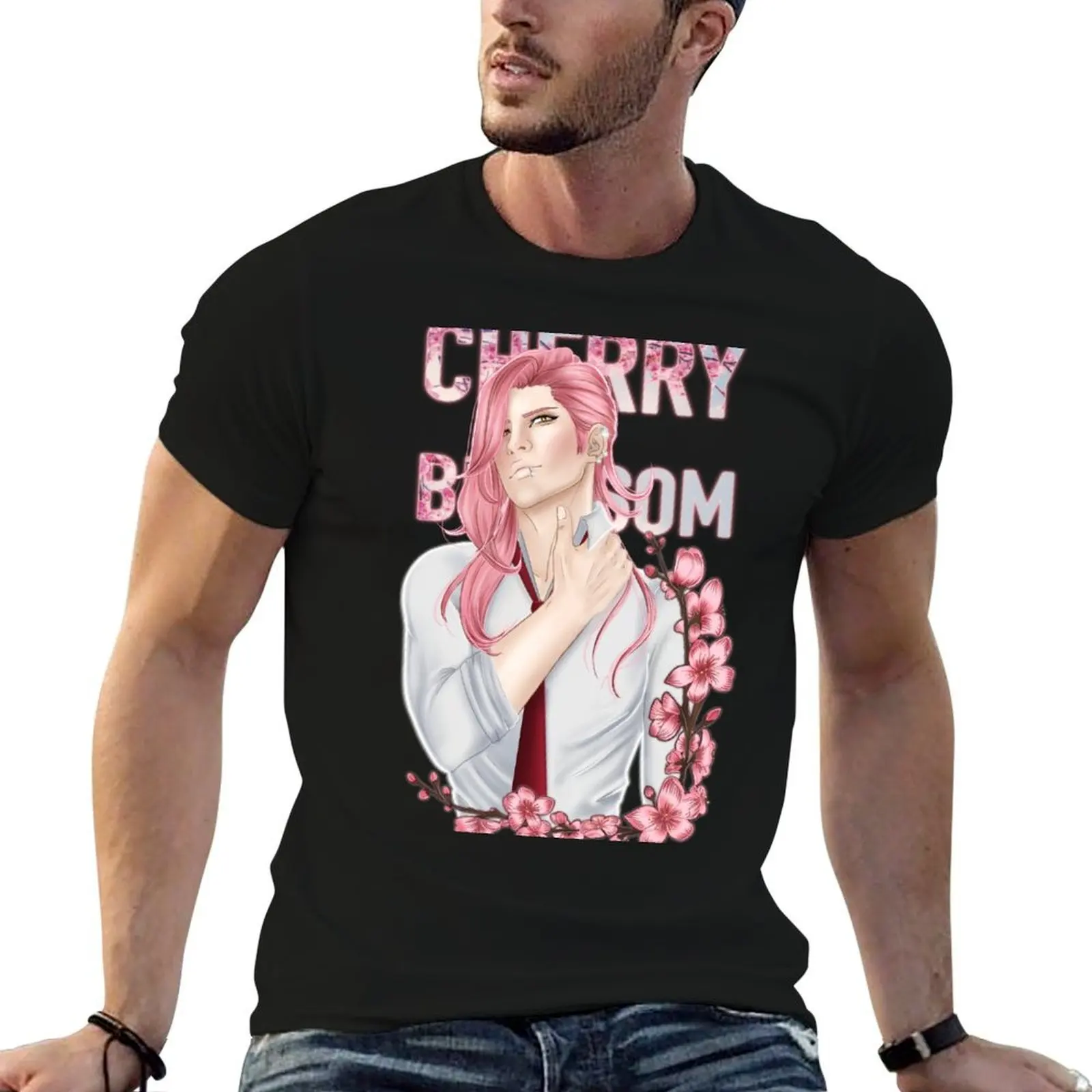 

Cherry Blossom SK8 T-Shirt man t shirts cotton man t shirt cotton high quality man t shirts high quality luxury brand T-Shirt